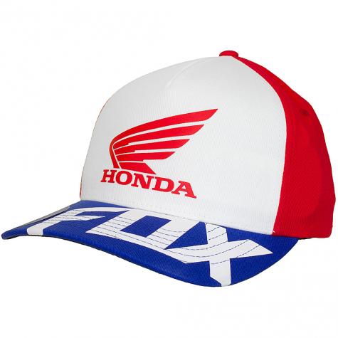 Fox Flexfit Cap Honda Basic rot/weiß 