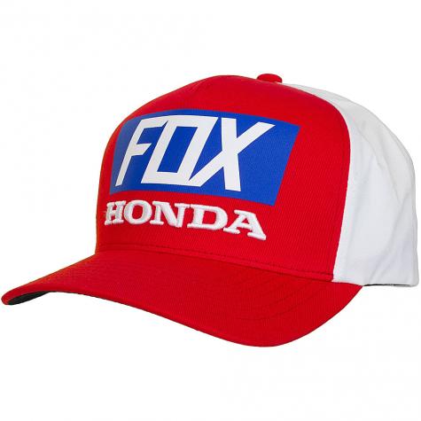 Fox Snapback Cap Honda Standard rot/weiß 