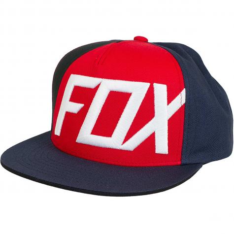 Fox Snapback Cap Inverter dunkelgrau/rot 