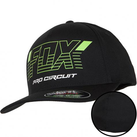 Fox Head Flexfit Cap Pro Circuit schwarz 