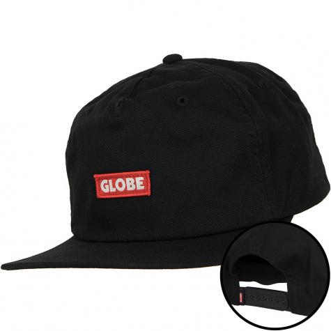 Globe Snapback Cap Bar schwarz 