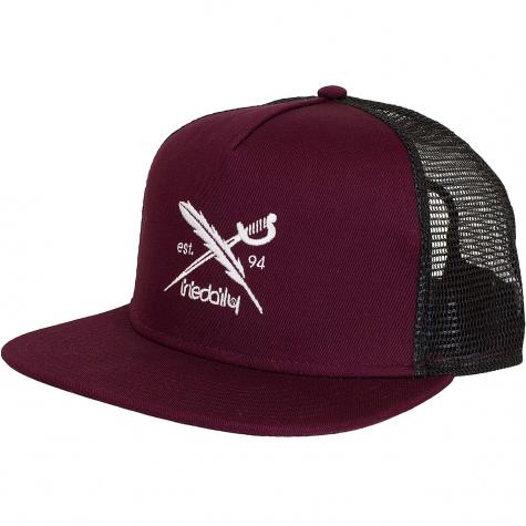 Iriedaily Trucker Cap City weinrot