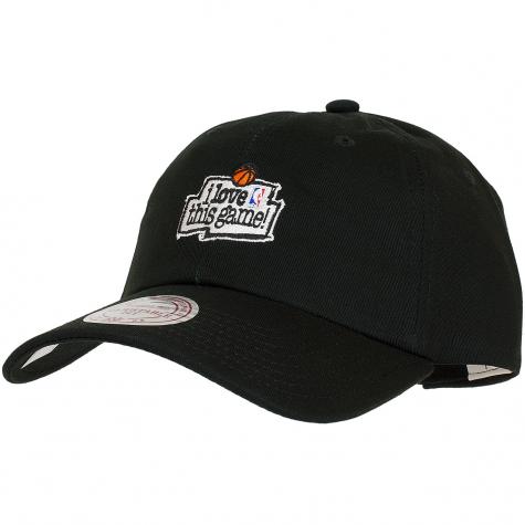 Mitchell & Ness Snapback Cap NBA Logo I Love this Game schwarz