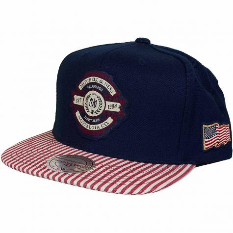 Mitchell & Ness Snapback Cap OG USA Own Brand navy/red 