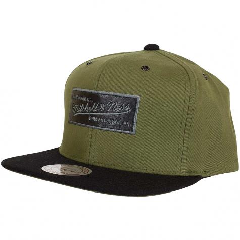 Mitchell & Ness Snapback Cap Own Brand oliv/schwarz 
