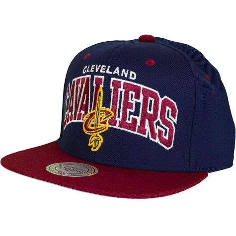 Mitchell & Ness Snapback Cap Team Arch Cleveland Cavaliers navy/burgundy 