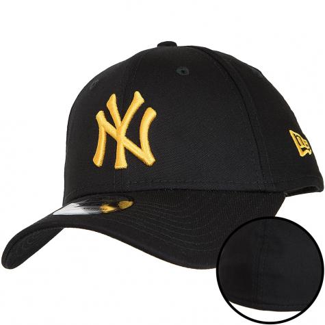 New Era 39Thirty Flexfit Cap MLB League Essential NY Yankees schwarz/gold 