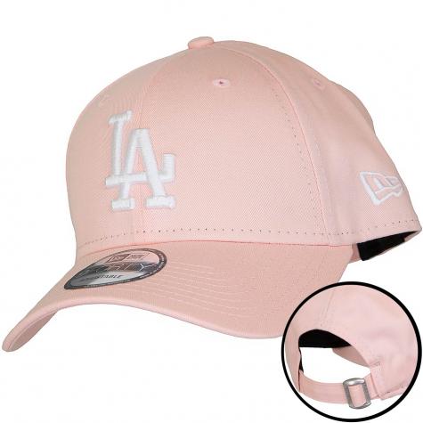 New Era 9Forty Snapback Cap MLB League Essential L.A.Dodgers pink/weiß 