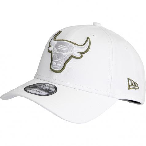 Cap New Era 9forty NBA Outline Chicago Bulls white/olive 