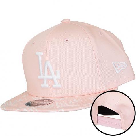 New Era 9Fifty Snapback Kinder Cap MLB Palm Print L.A. Dodgers pink 