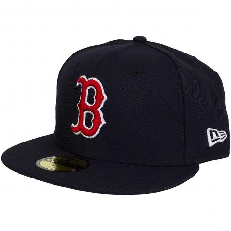 New Era 59Fifty Fitted Cap Authentic Performance Game Boston Red Sox Game schwarz/rot 