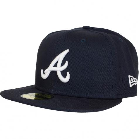 New Era 59Fifty Fitted Cap League Essential Atlanta Braves dunkelblau/weiß 
