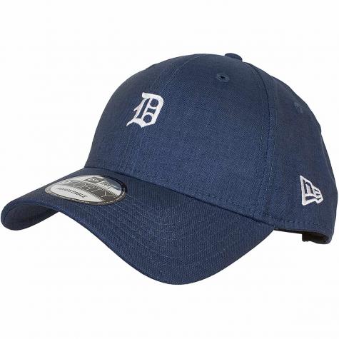 New Era 9Forty Snapback Cap Linen small Logo Detroit Tigers dunkelblau 
