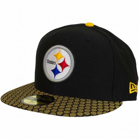 New Era 59Fifty Fitted Cap OnField NFL17 Pittsburgh Steelers schwarz/gelb 