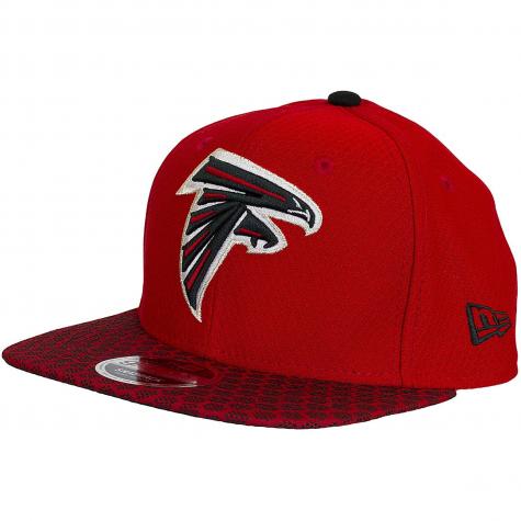 New Era 9Fifty Snapback Cap OnField NFL17 Atlanta Falcons rot/schwarz 