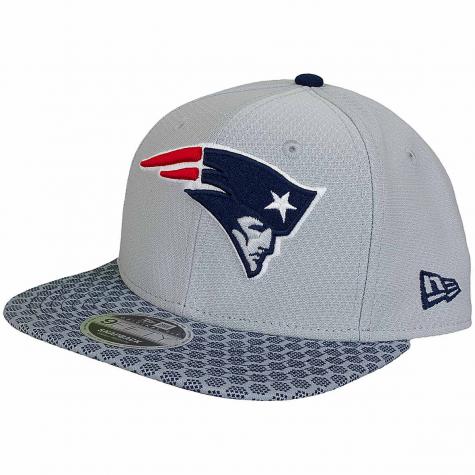New Era 9Fifty Snapback Cap OnField NFL17 New England Patriots grau/dunkelblau 