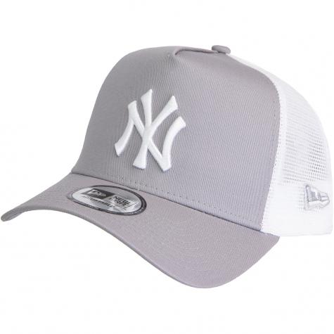 Cap New Era Trucker MLB Clean New York Yankees grey/white