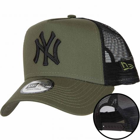 New Era Trucker Cap League Essential Yankees oliv/schwarz 