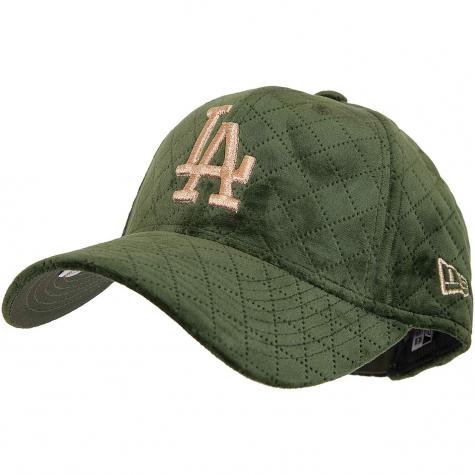New Era 9Forty Damen Snapback Cap Winter Pack L.A.Dodgers oliv/gold 