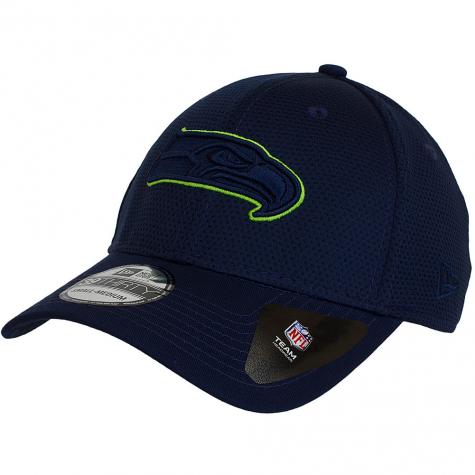 New Era 39Thirty Fitted Cap NFL Mesh Outline Seattle Seahawks dunkelblau 