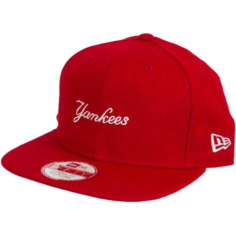 New Era 9 Fifty Snapback Cap 950 MLB Wordmark NY Yankees rot 