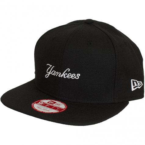 New Era 9Fifty Snapback Cap 950 MLB Wordmark NY Yankees schwarz/weiß 