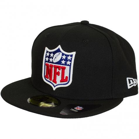 New Era 59Fifty Fitted Cap Glow In The Dark NFL Shield schwarz 