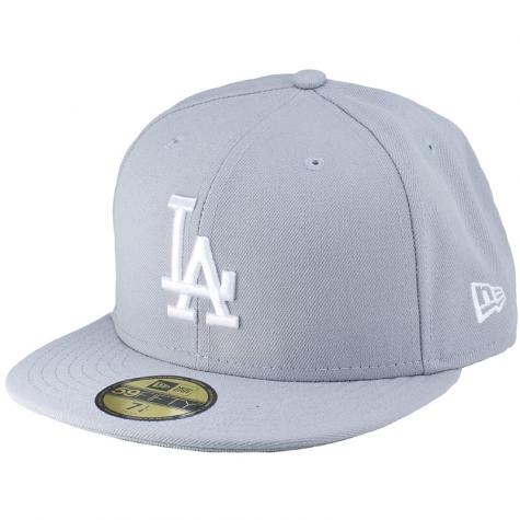 New Era 59Fifty Cap MLB Basic LA Dodgers grau/weiß 
