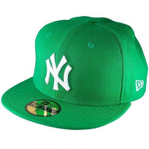 New Era 59Fifty Cap MLB Basic N.Y. grün/weiß 
