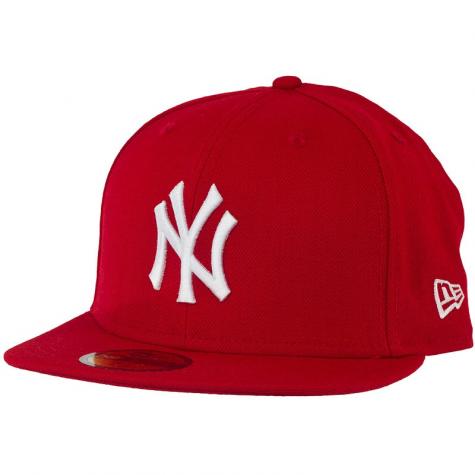 New Era 59Fifty Cap MLB Basic N.Y. rot/weiß 