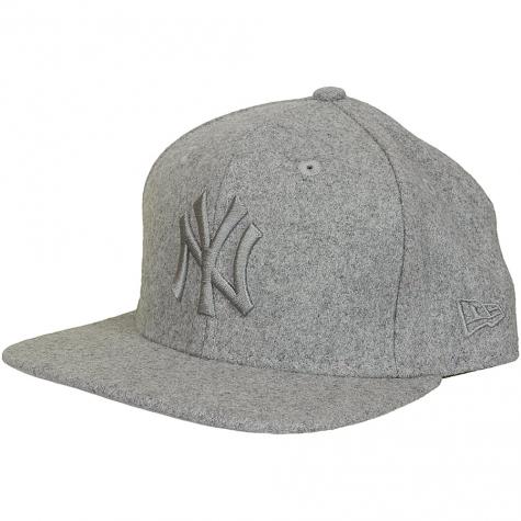 New Era 9Fifty Snapback Cap MLB Melton Tonal NY Yankees grau 