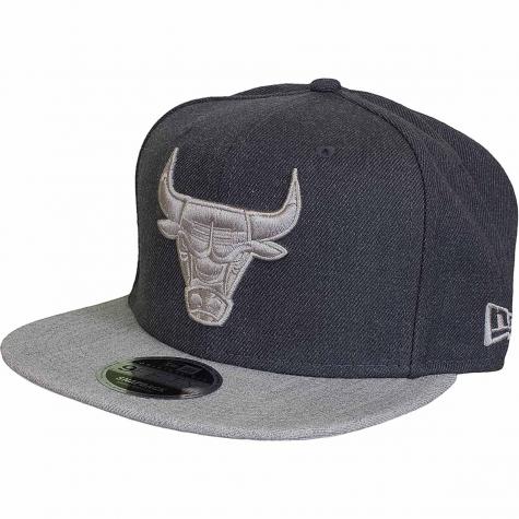 New Era 9Fifty Snapback Cap NBA Heather Chicago Bulls graphite grau