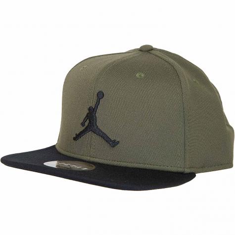 Nike Snapback Cap Jordan Jumpman oliv/schwarz 
