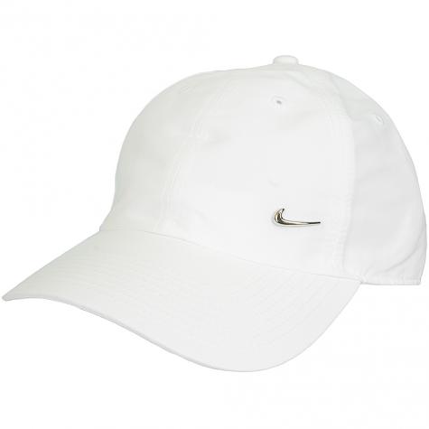 Nike Snapback Cap Metal Swoosh H86 weiß/silber 