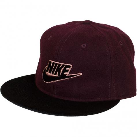 Nike Damen Snapback Cap Rose Futura True maroon/schwarz 