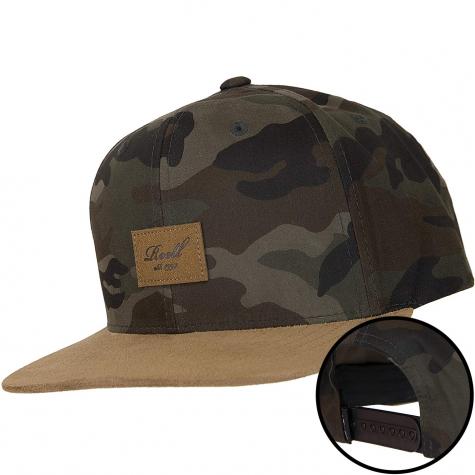 Reell Snapback Cap Suede camouflage 