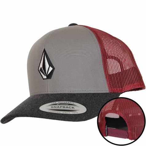 Volcom Trucker Cap Full Stone Cheese burgundy