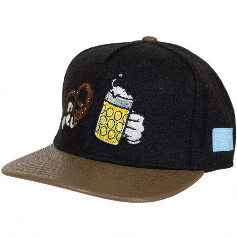 Cayler & Sons Snapback Cap White Label Wiesn 2017 grau/braun