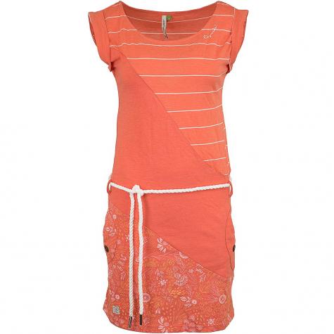 Ragwear Kleid Tag Stripes Organic orange 