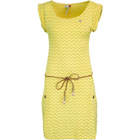 Ragwear Kleid Tag Zig Zag gelb 