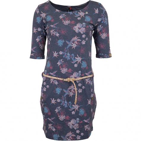 Ragwear Kleid Tanya Flowers E dunkelblau