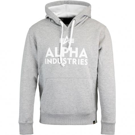Alpha Industries Foam Print Herren Hoody grau 