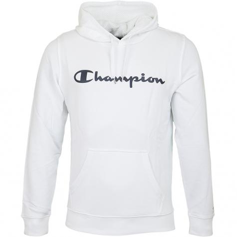Champion Hoody Logo weiß 