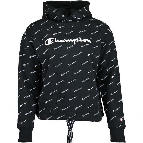 Champion Damen Hoody schwarz/weiß 