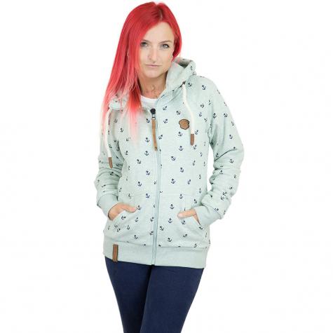 Naketano Damen Zip-Hoody Scheideanstalt Mothership nasty mint