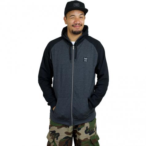 Iriedaily Zip-Hoody De College schwarz