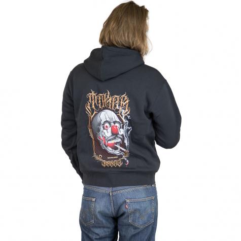Joker Brand Zip-Hoody Skull schwarz 