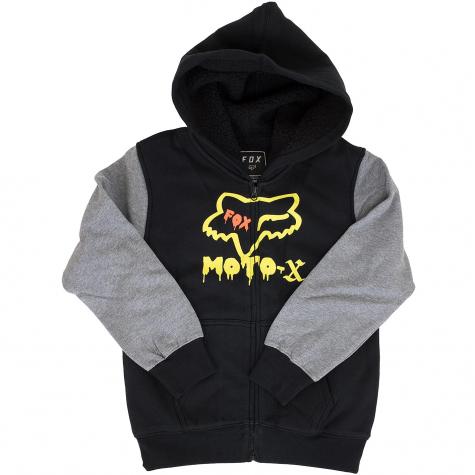 Fox Kinder Zip-Hoody Supercharged Sherpa schwarz 