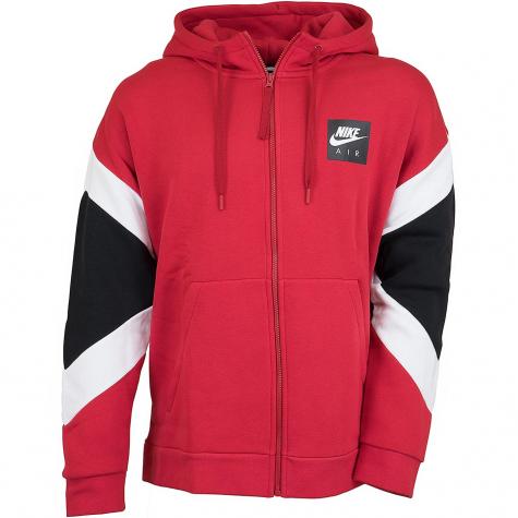 Nike Zip-Hoody Air rot/weiß 