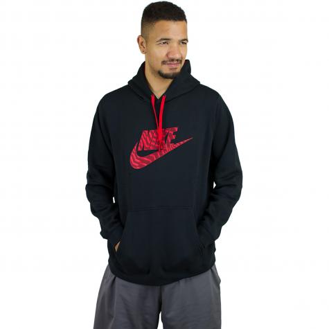 Nike Hoody GX2 Fleece PO schwarz/rot